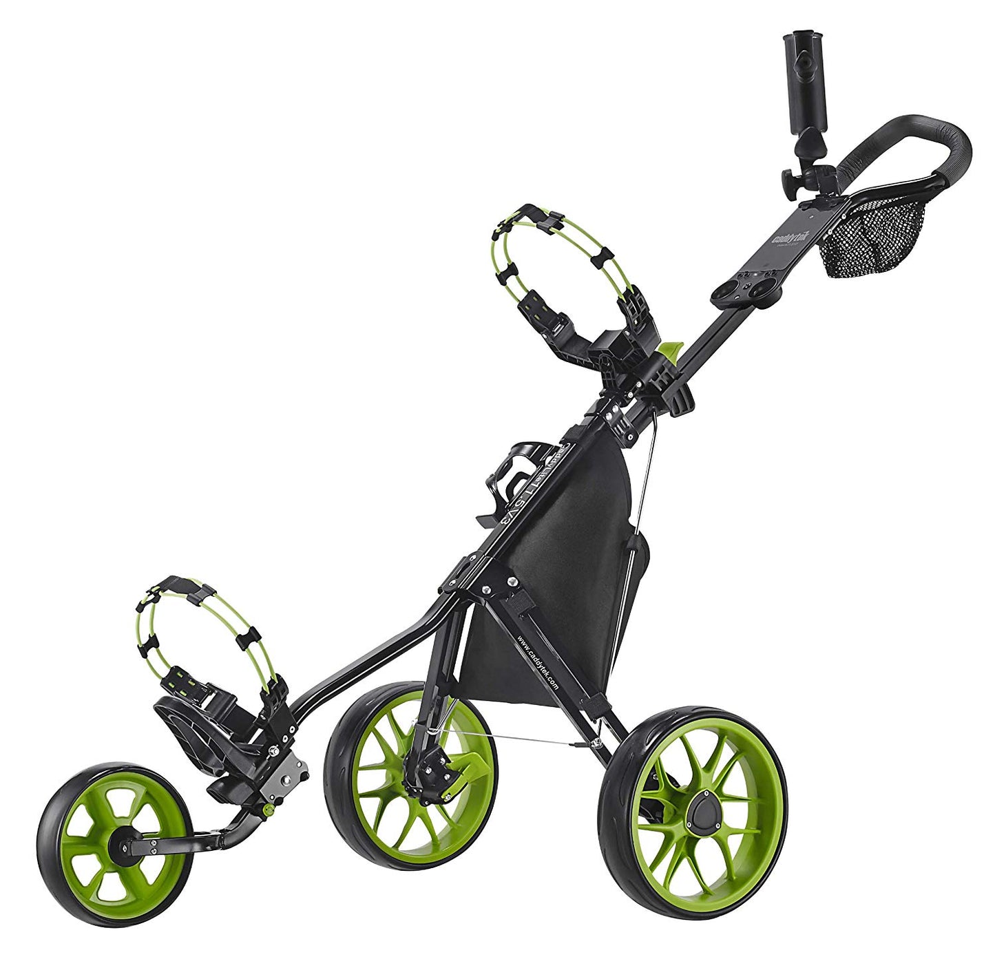 Caddytek CaddyLite 11.5 V3 3 Wheel Golf Push Cart - SuperLite Deluxe, Lightweight, Easy To Fold Caddy Cart Pushcart