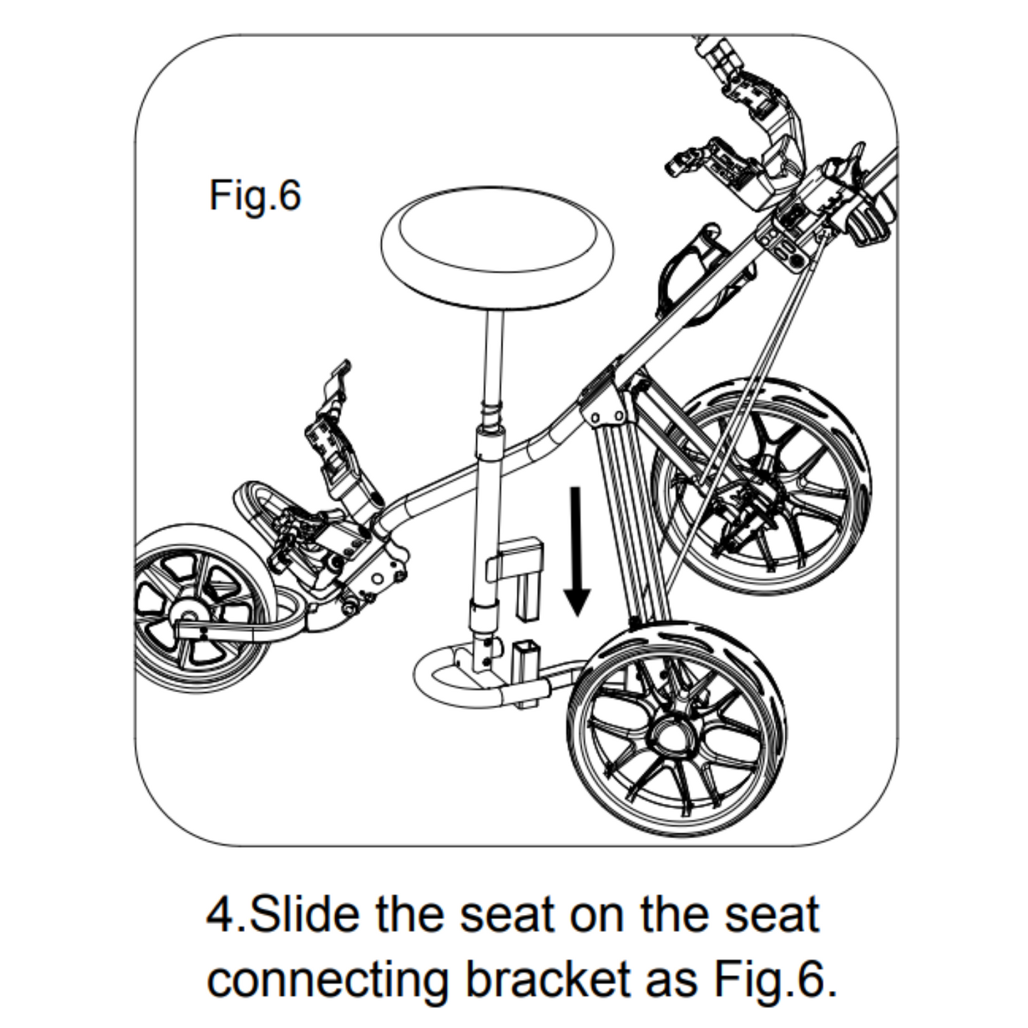 Removable Seat CaddyLite 11.5